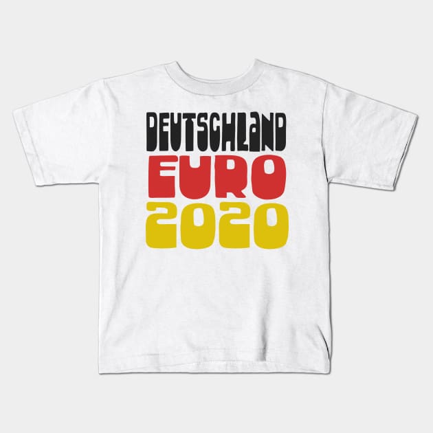 Deutschland Euro 2020 Soccer Fan Gift Kids T-Shirt by DankFutura